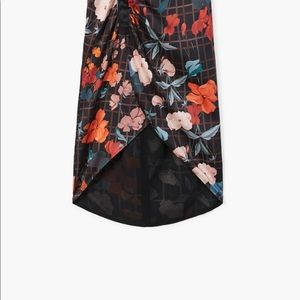 NWT MANGO FRONT SLIT, ASYMMETRIC HEM SKIRT